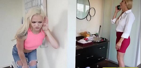 Alexis Fawx and Elsa Jean goes wild doggystyle with strapon